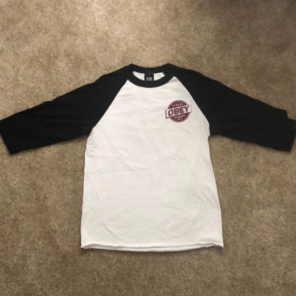 Obey Baseball T-Shirt